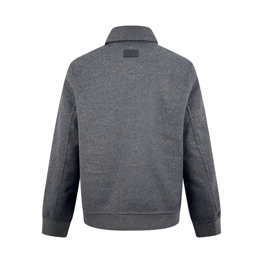 260901 New high-quality custom-made fabric embossed wool jacket