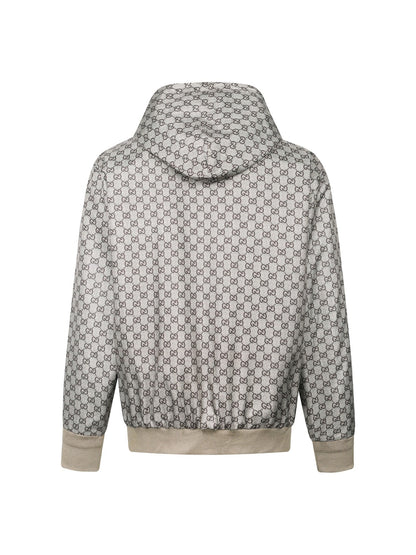 260901 New high-quality double-sided cotton canvas embroidered logo jacket