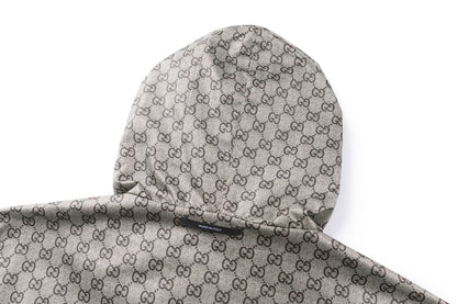 260901 New high-quality double-sided cotton canvas embroidered logo jacket