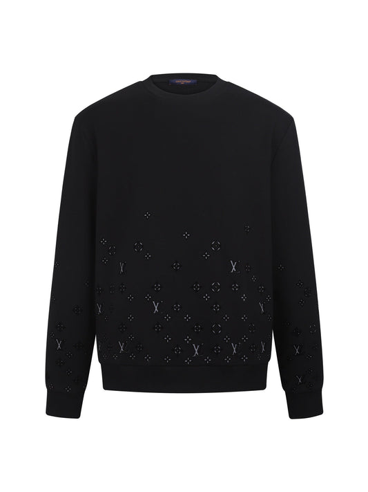 260901 New high-quality plush-printed logo long-sleeved hoodie