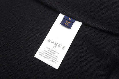 260901 New high-quality plush-printed logo long-sleeved hoodie