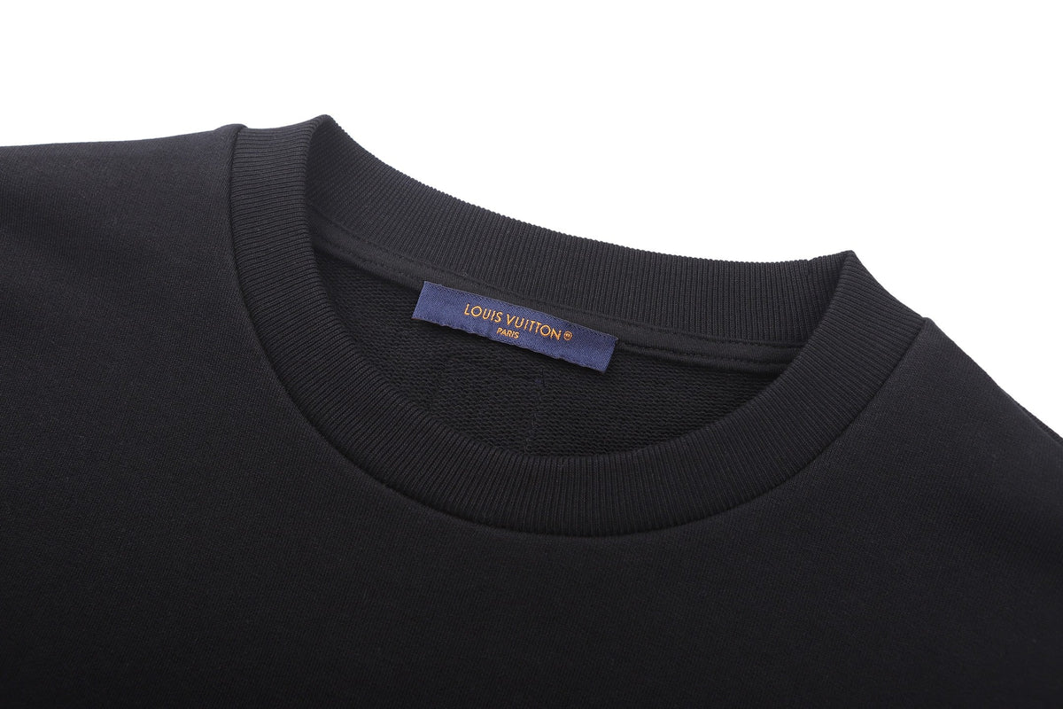 260901 New high-quality plush-printed logo long-sleeved hoodie