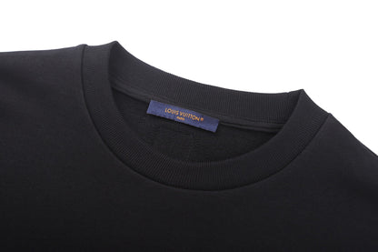 260901 New high-quality plush-printed logo long-sleeved hoodie