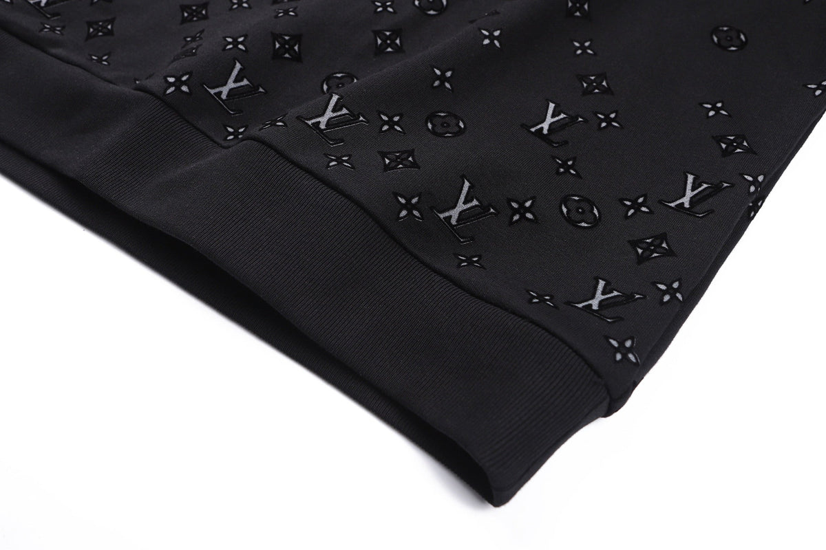 260901 New high-quality plush-printed logo long-sleeved hoodie