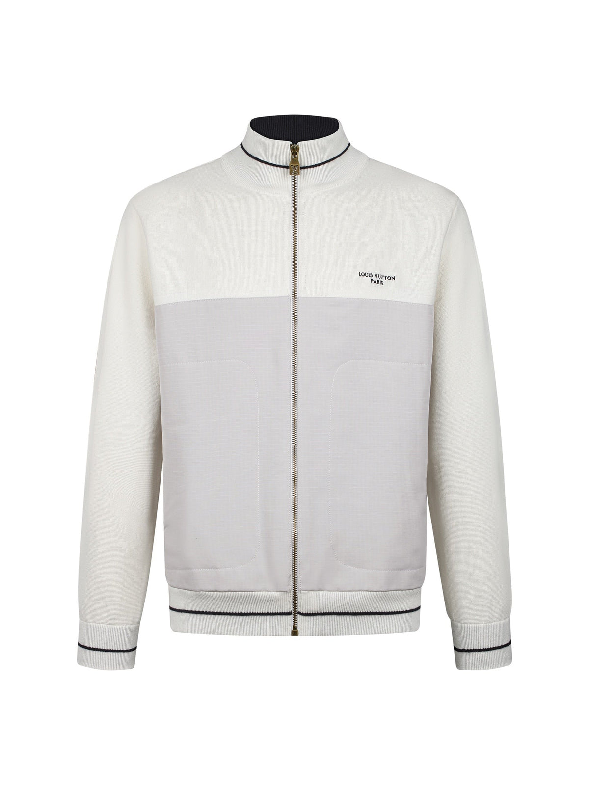 260901 New high-quality embroidered logo blend knit sports shirt