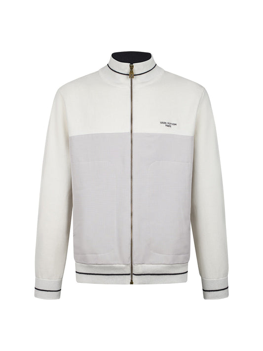 260901 New high-quality embroidered logo blend knit sports shirt