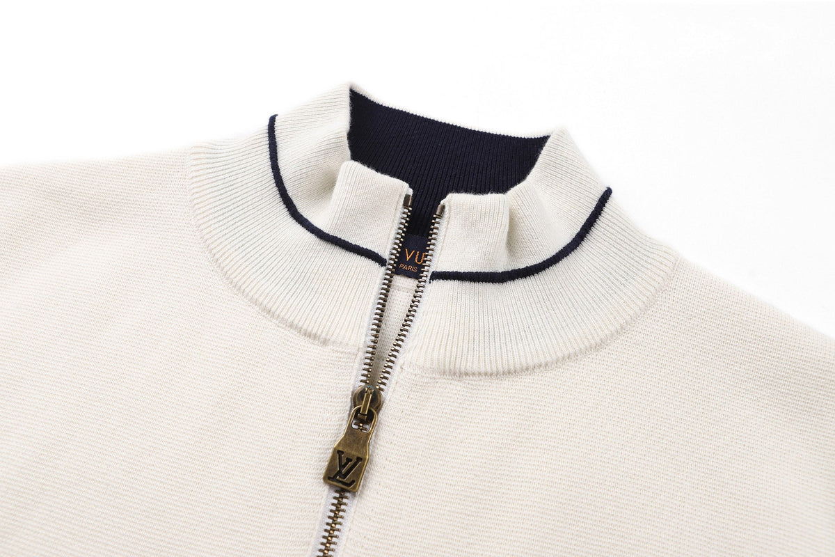 260901 New high-quality embroidered logo blend knit sports shirt