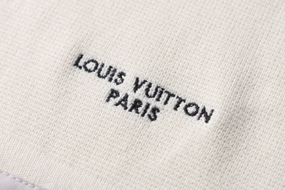 260901 New high-quality embroidered logo blend knit sports shirt