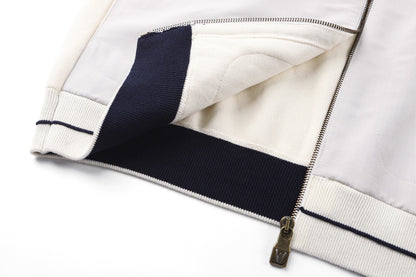 260901 New high-quality embroidered logo blend knit sports shirt