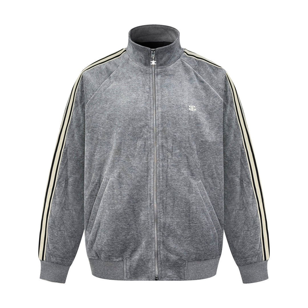 260901 New high-quality custom cloud soft twin-fiber fabric comfortable home sports outfit coat