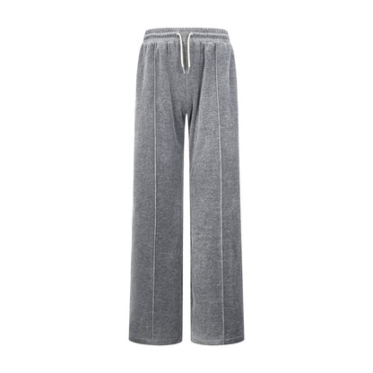 260901 New high-quality custom cloud soft twin fleece fabric comfortable home workout pants