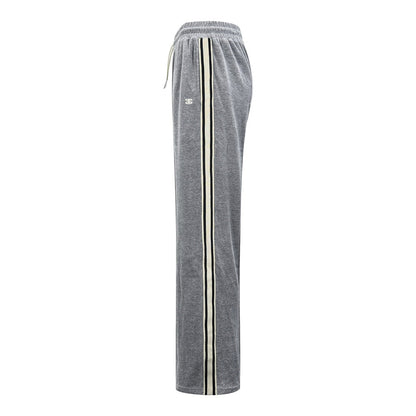 260901 New high-quality custom cloud soft twin fleece fabric comfortable home workout pants