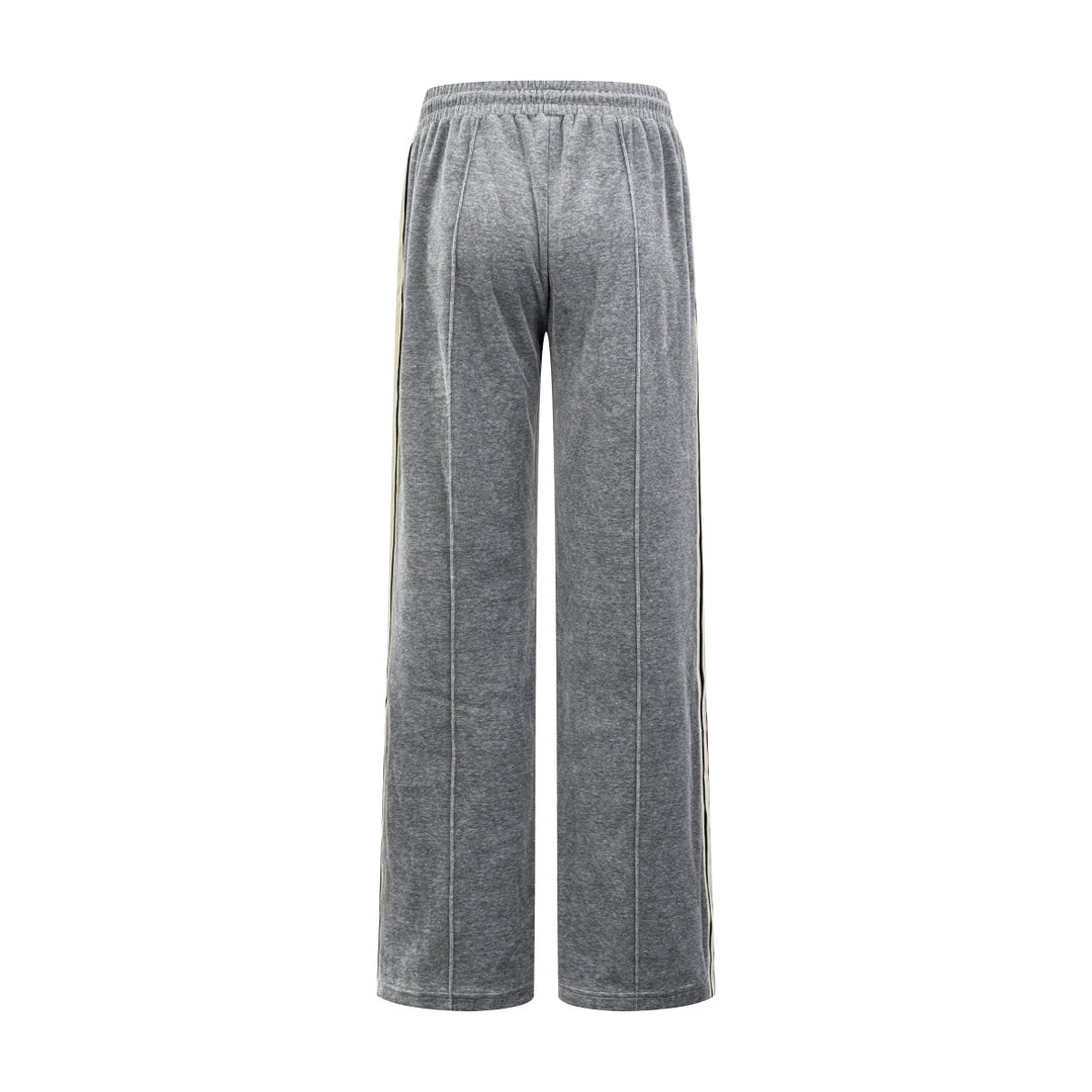 260901 New high-quality custom cloud soft twin fleece fabric comfortable home workout pants