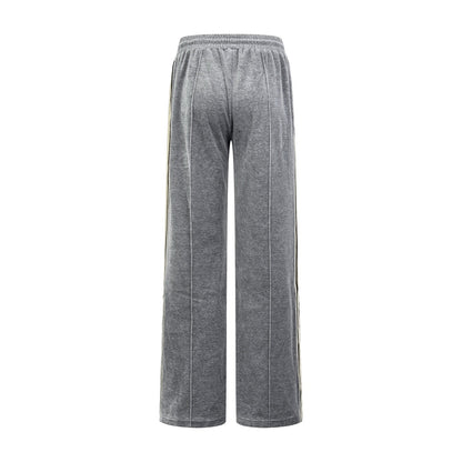 260901 New high-quality custom cloud soft twin fleece fabric comfortable home workout pants