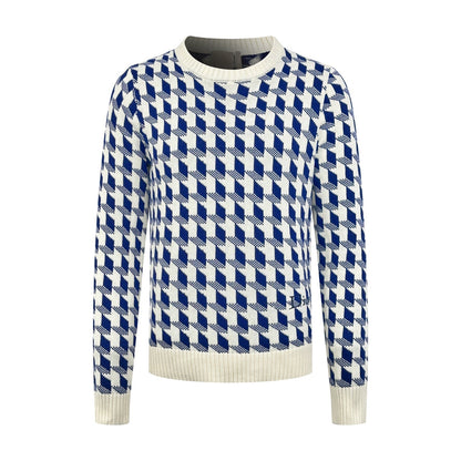 260901 New high-quality embroidered peacock-patterned jacquard sweater