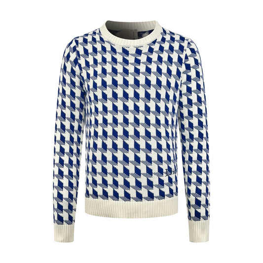 260901 New high-quality embroidered peacock-patterned jacquard sweater