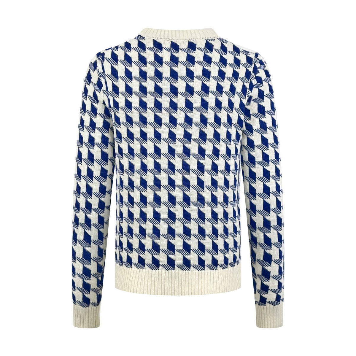 260901 New high-quality embroidered peacock-patterned jacquard sweater