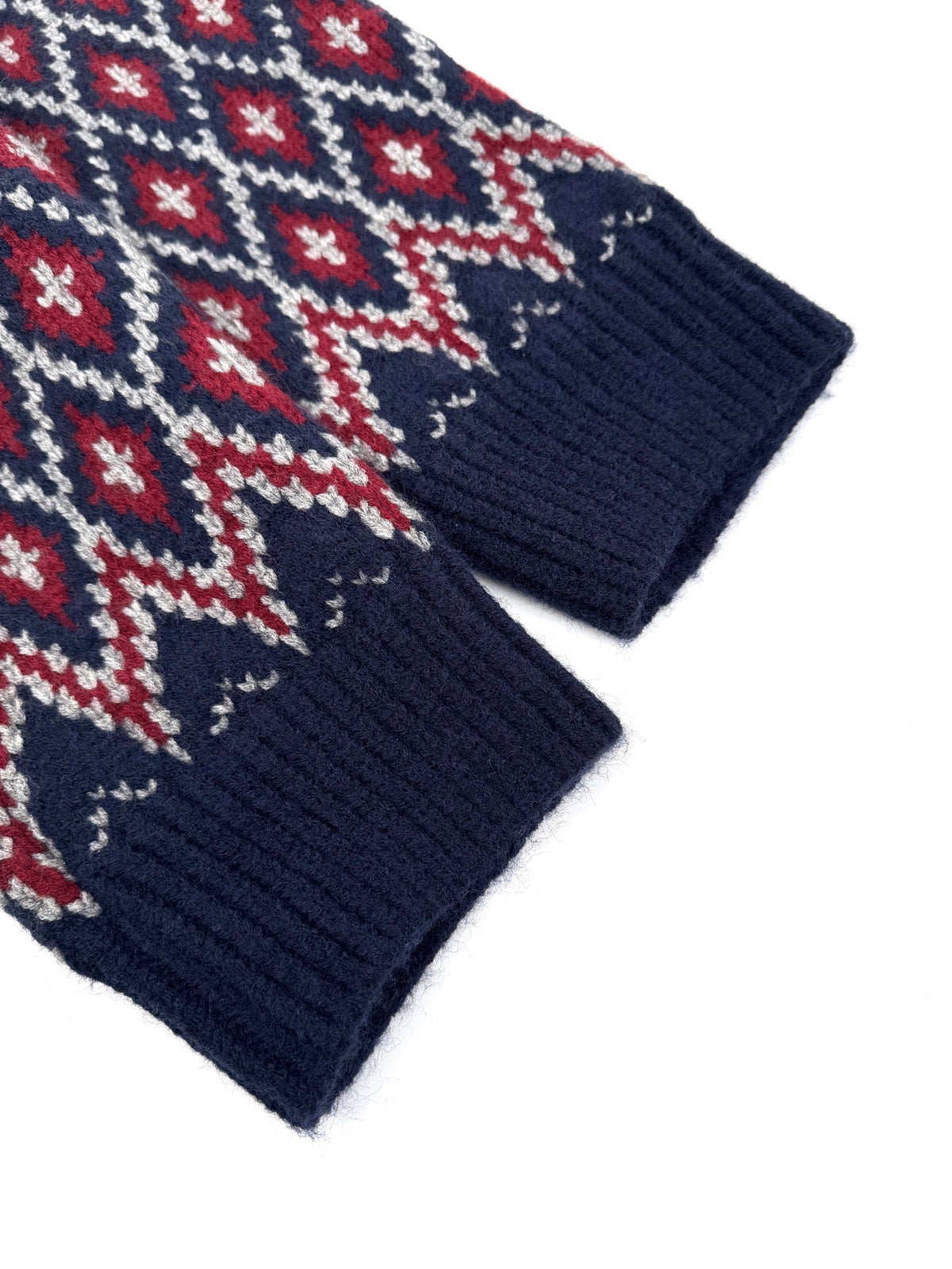 260901 New high-quality snowflake-patterned jacquard warm wool coat