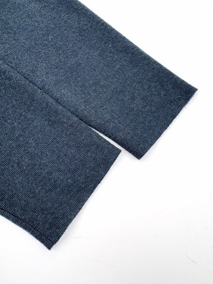 260901 New high-quality machine-woven lustrous wool sweater with fine texture and zipper closure