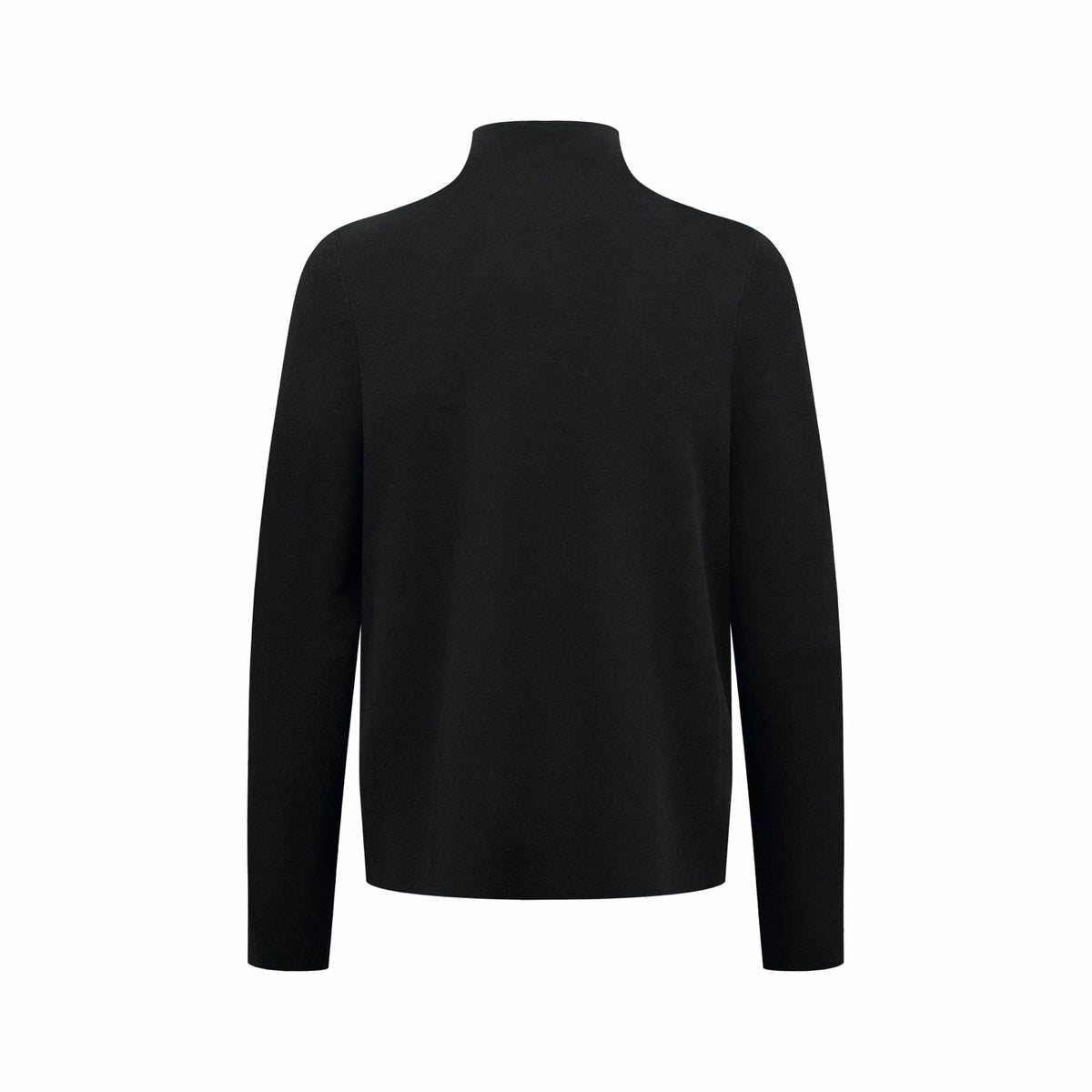 260901 New high-quality machine-woven lustrous wool sweater with fine texture and zipper closure