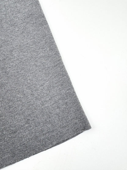 260901 New high-quality machine-woven lustrous wool sweater with fine texture and zipper closure