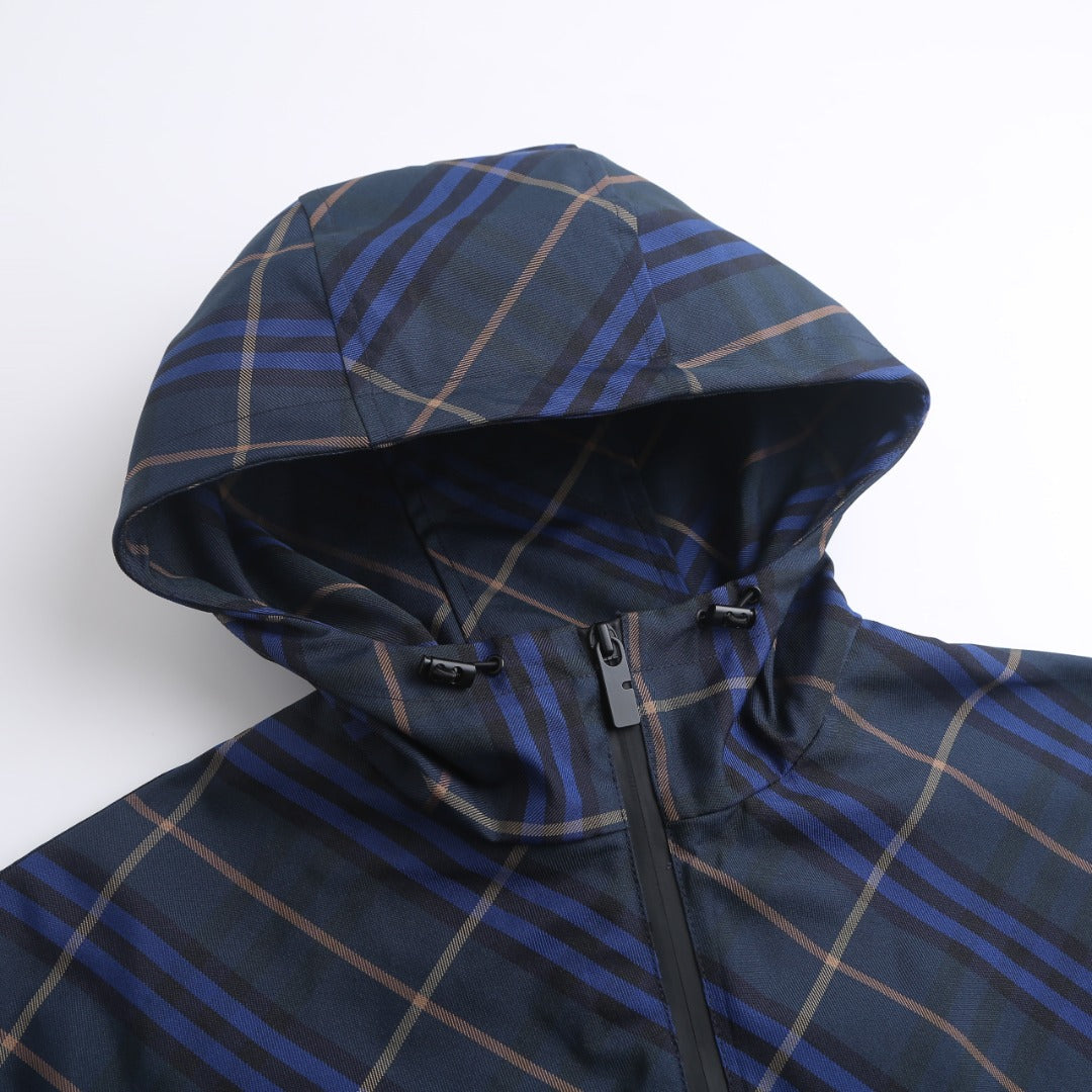 260901 New high-quality custom-made fabric double-sided wearable hooded jacket