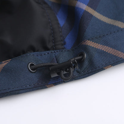 260901 New high-quality custom-made fabric double-sided wearable hooded jacket