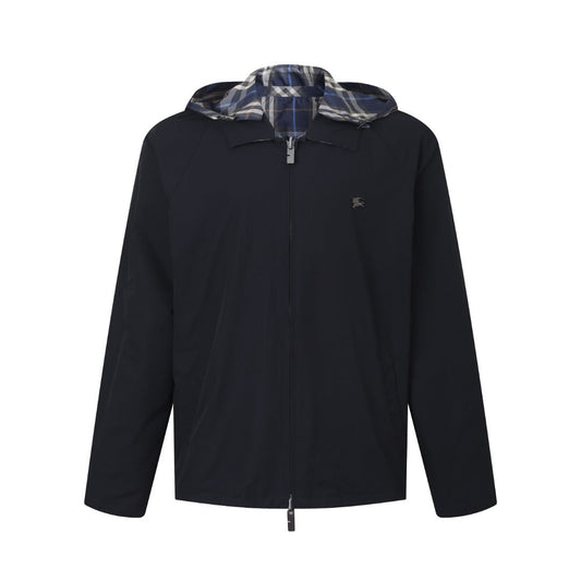 260901 New high-quality custom-made fabric double-sided wearable hooded jacket