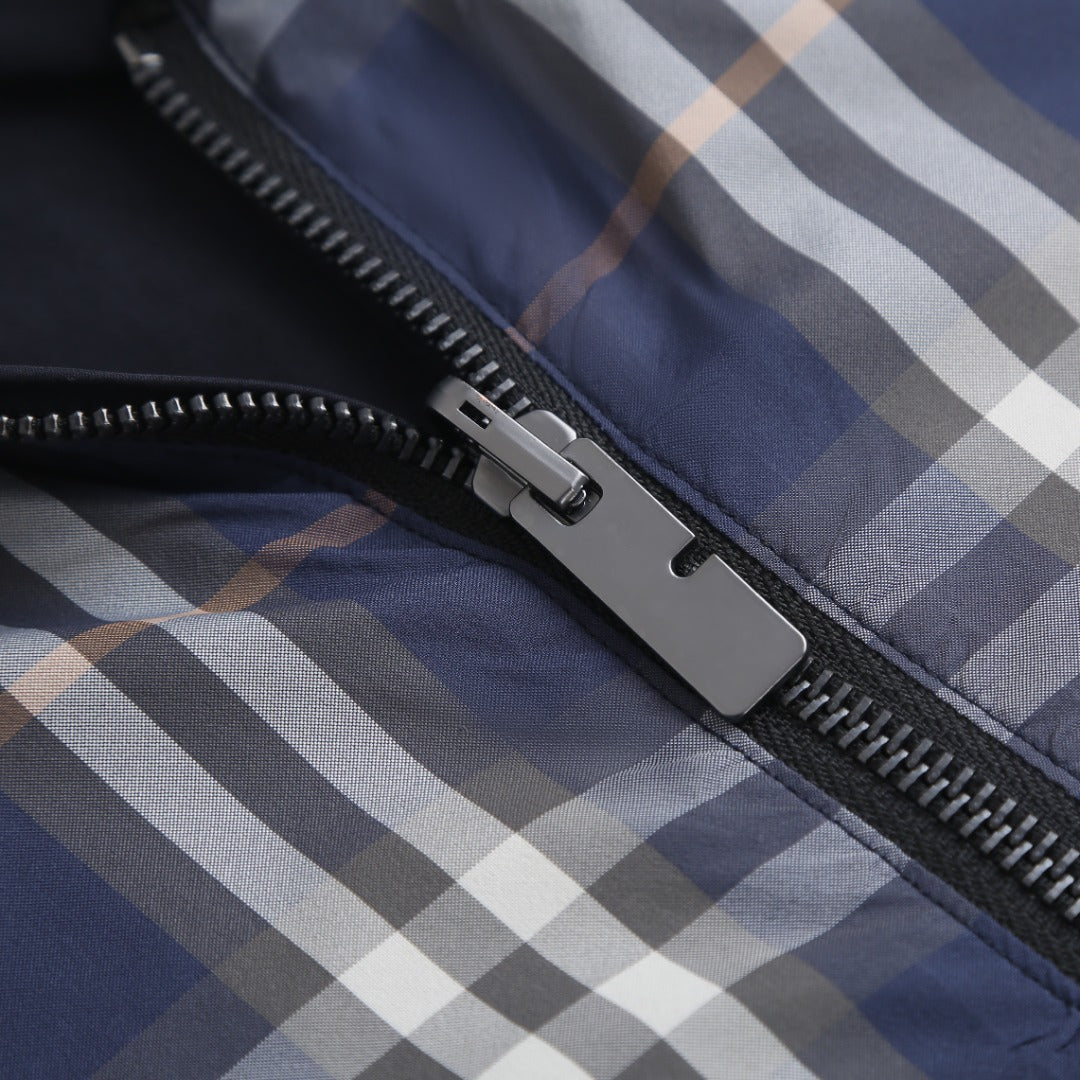 260901 New high-quality custom-made fabric double-sided wearable hooded jacket