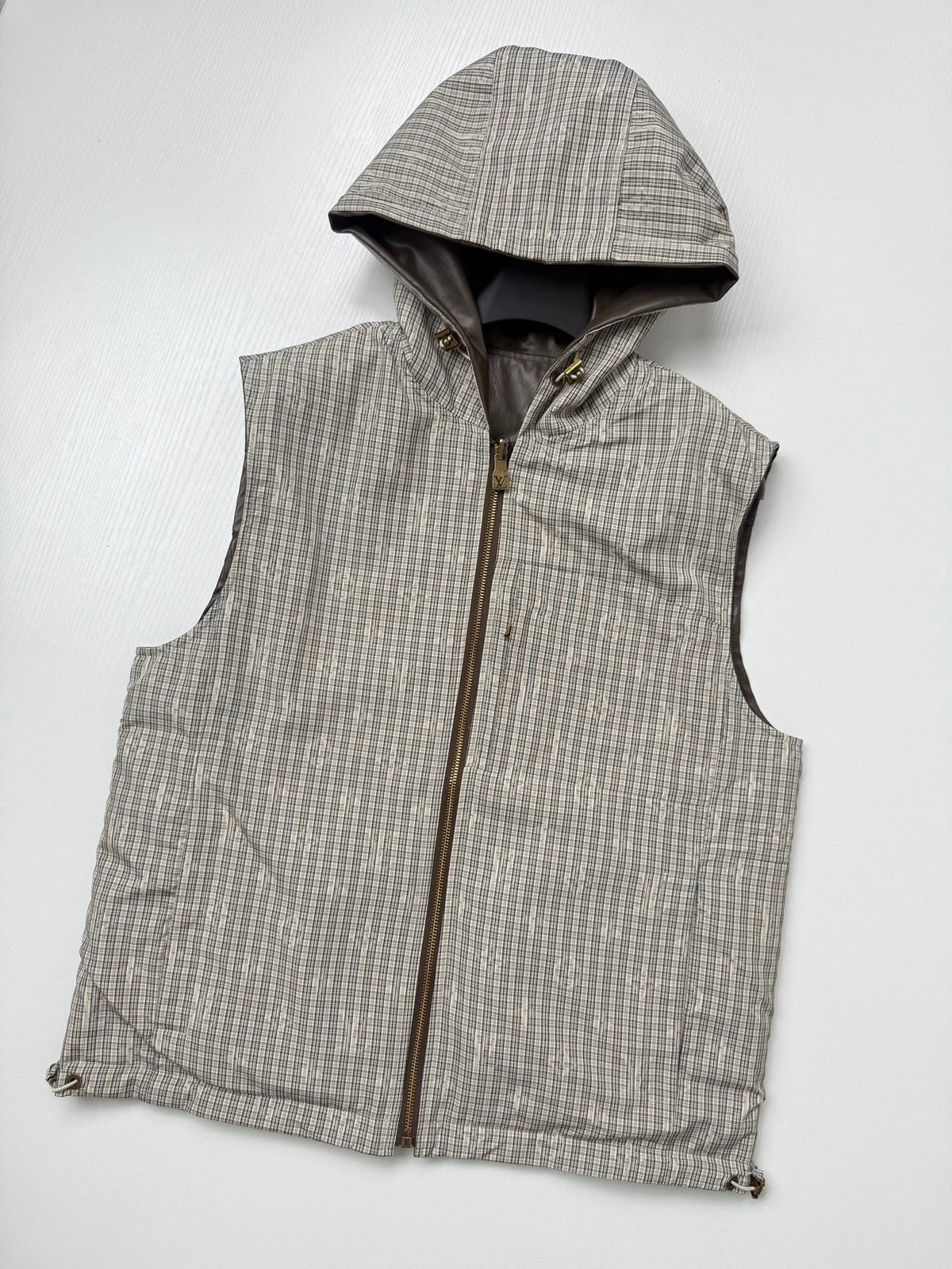 260901 New high-quality full-print leather double-sided wearable jacket