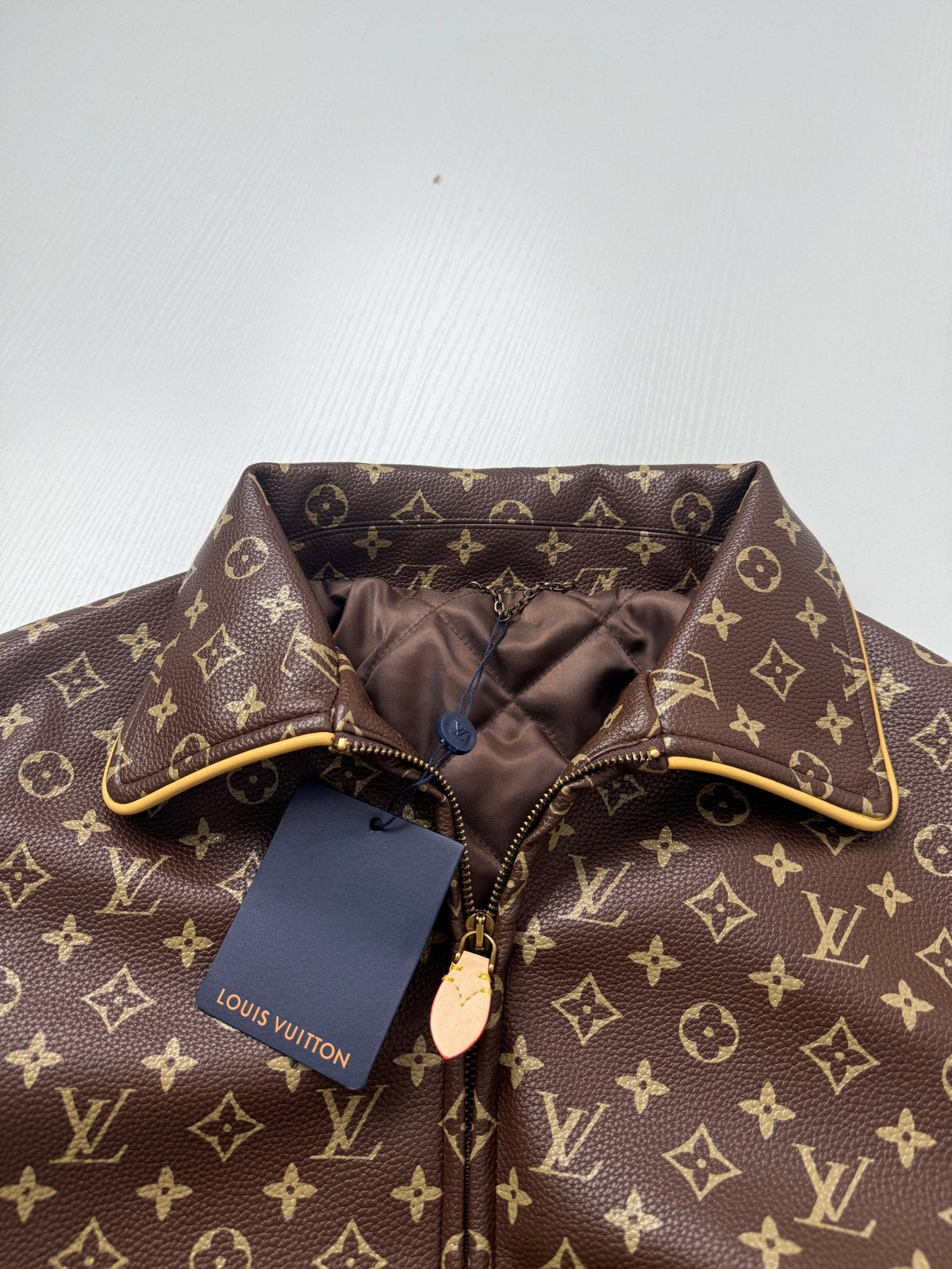 260901 New high-quality full-print vintage leather baseball jacket coat