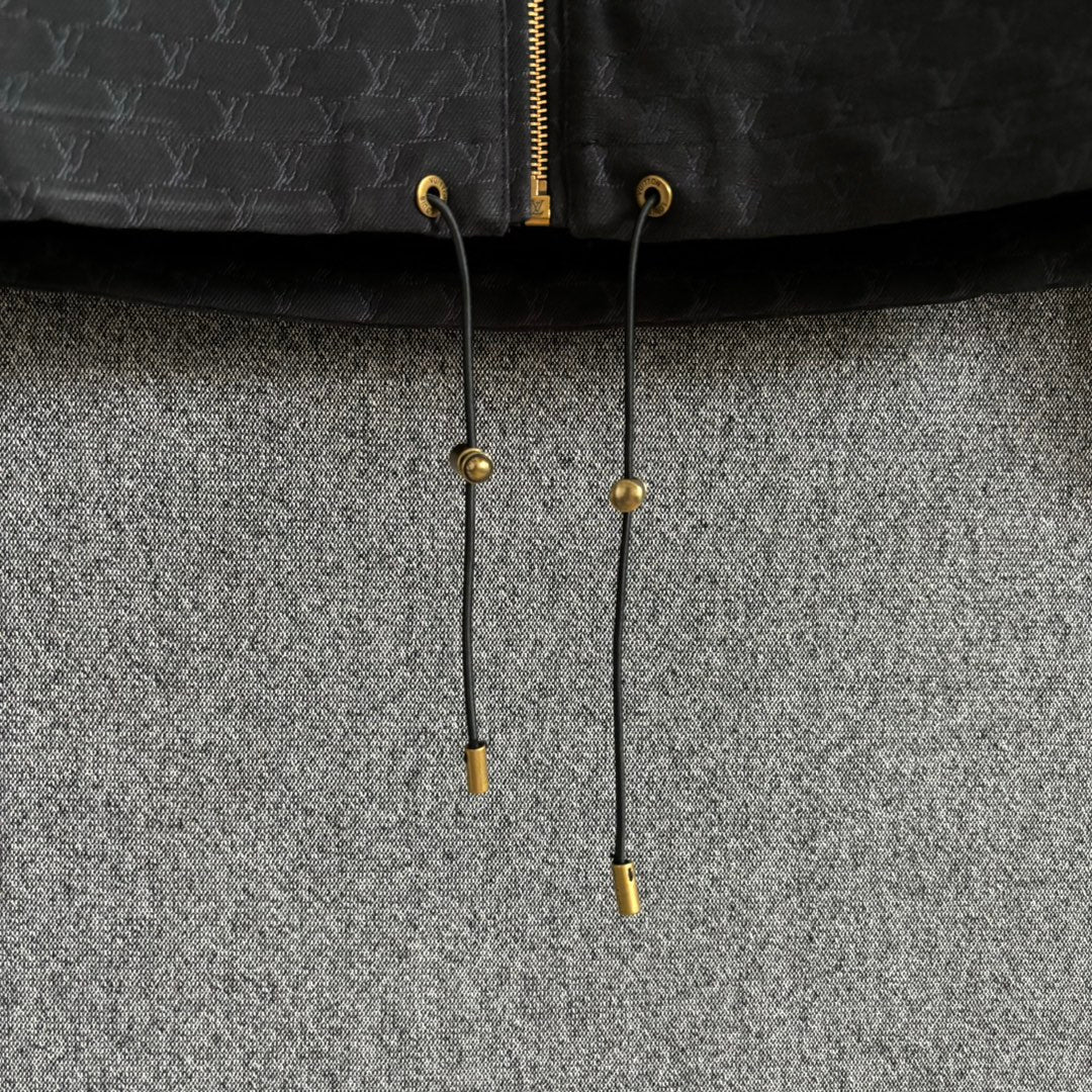 260901 New high-quality cotton blended button-down jacquard jacket with a waistband