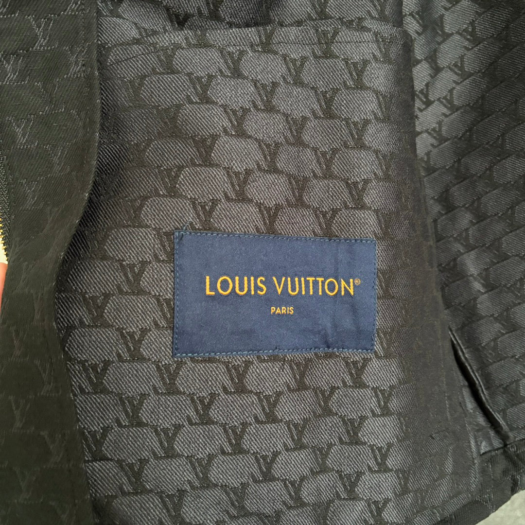 260901 New high-quality cotton blended button-down jacquard jacket with a waistband