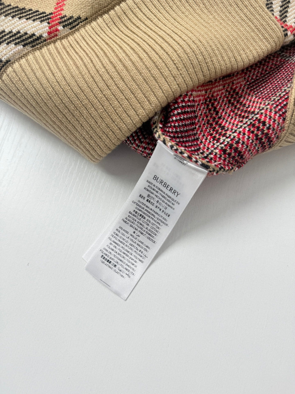 260910 New high-quality checked baseball-style knitted zipper coat with stripes