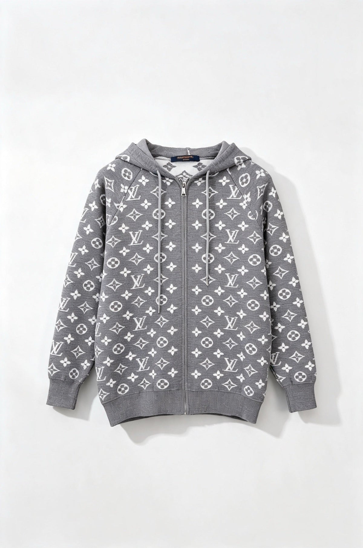260910 New high-quality full-print jacquard wool-blend button-down knitted cardigan