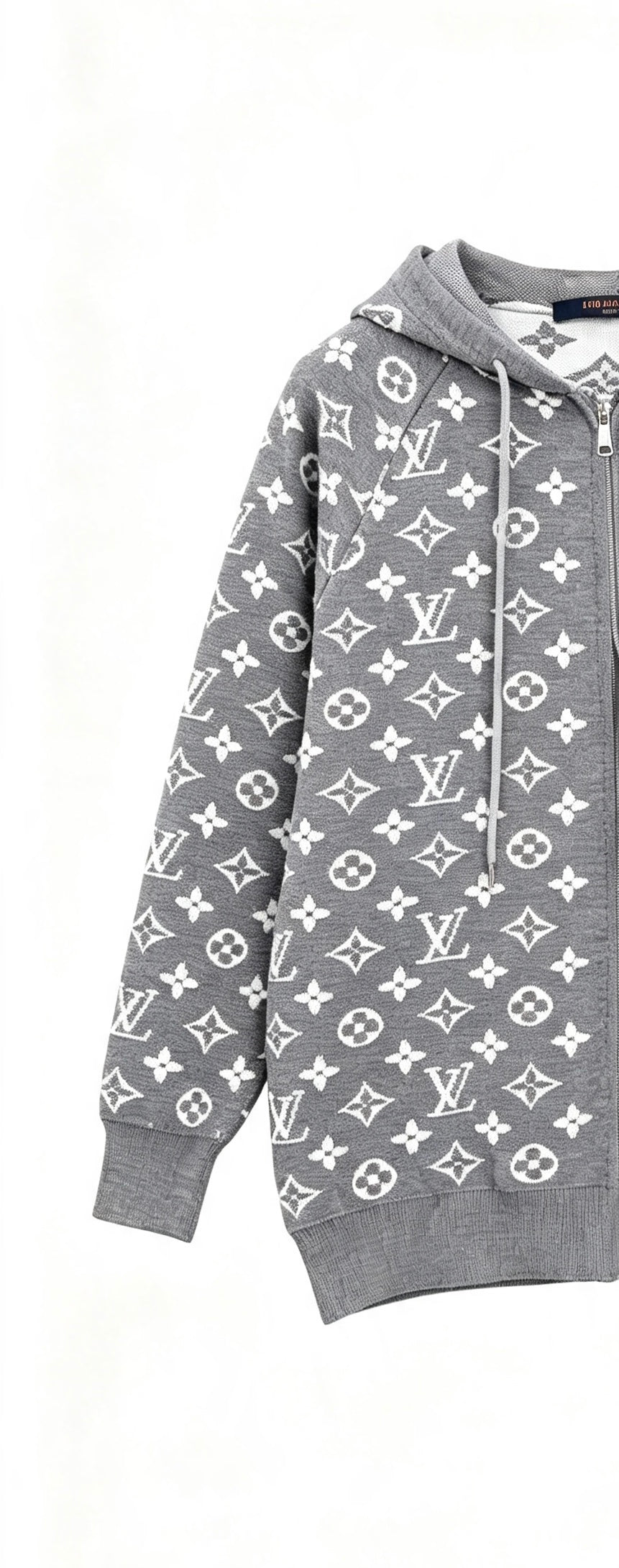 260910 New high-quality full-print jacquard wool-blend button-down knitted cardigan