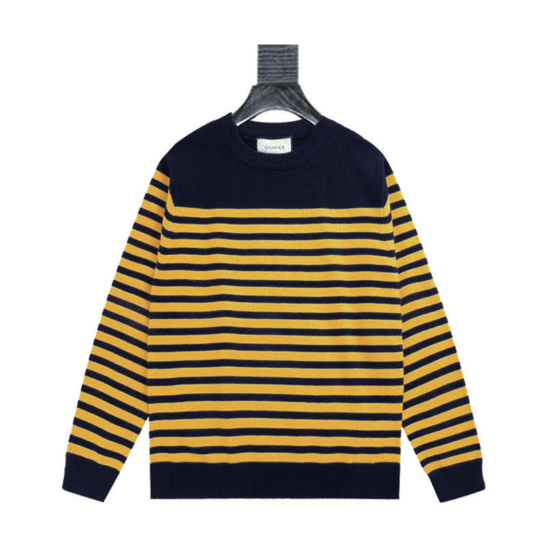 260910 New high-quality classic striped soft sweater