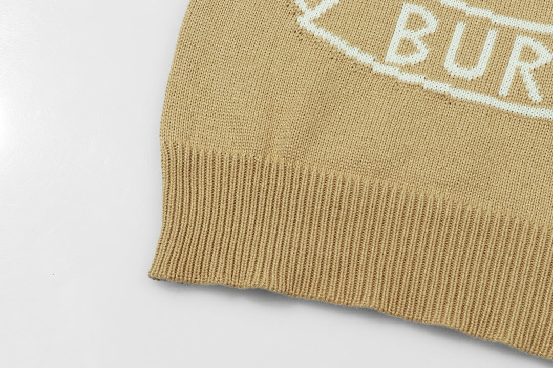 260910 New high-quality wheat-stripe jacquard knitted sweater hoodie