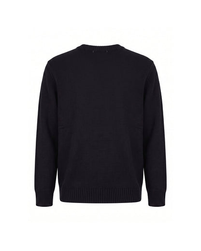 260910 New high-quality sweater with a three-dimensional embroidered large logo pattern on the front panel