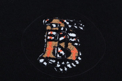 260910 New high-quality sweater with a three-dimensional embroidered large logo pattern on the front panel
