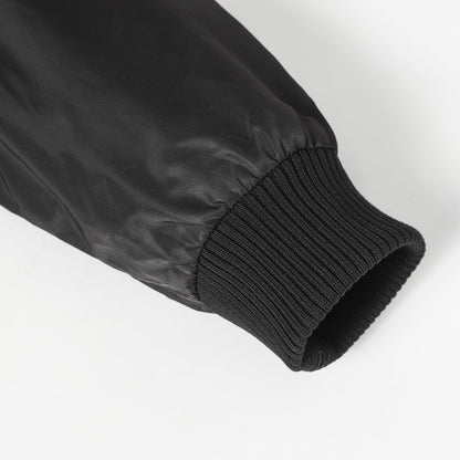 260910 New high-quality recycled nylon functional motorcycle-style zipper jacket coat