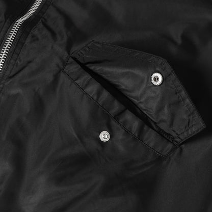 260910 New high-quality recycled nylon functional motorcycle-style zipper jacket coat