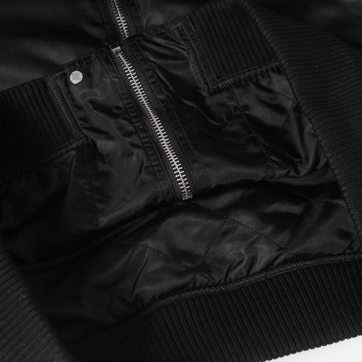 260910 New high-quality recycled nylon functional motorcycle-style zipper jacket coat