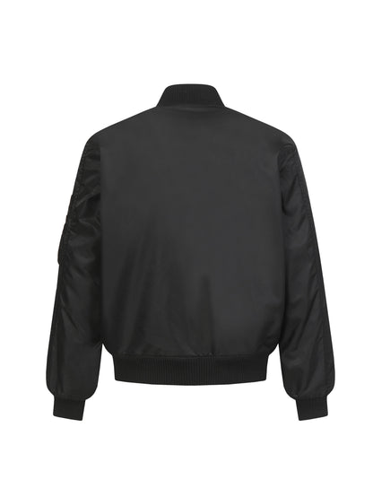 260910 New high-quality recycled nylon functional motorcycle-style zipper jacket coat