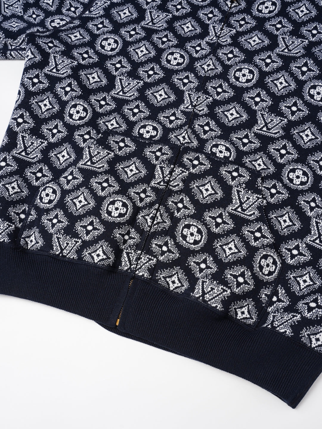 260910 New high-quality cashmere cardigan, reversible design, with zipper closure, knitted fabric outer layer