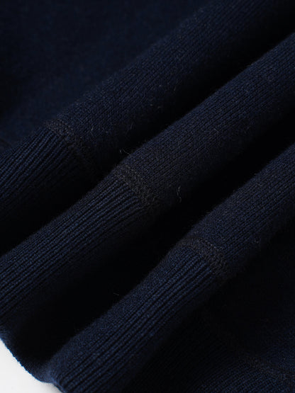 260910 New high-quality cashmere cardigan, reversible design, with zipper closure, knitted fabric outer layer