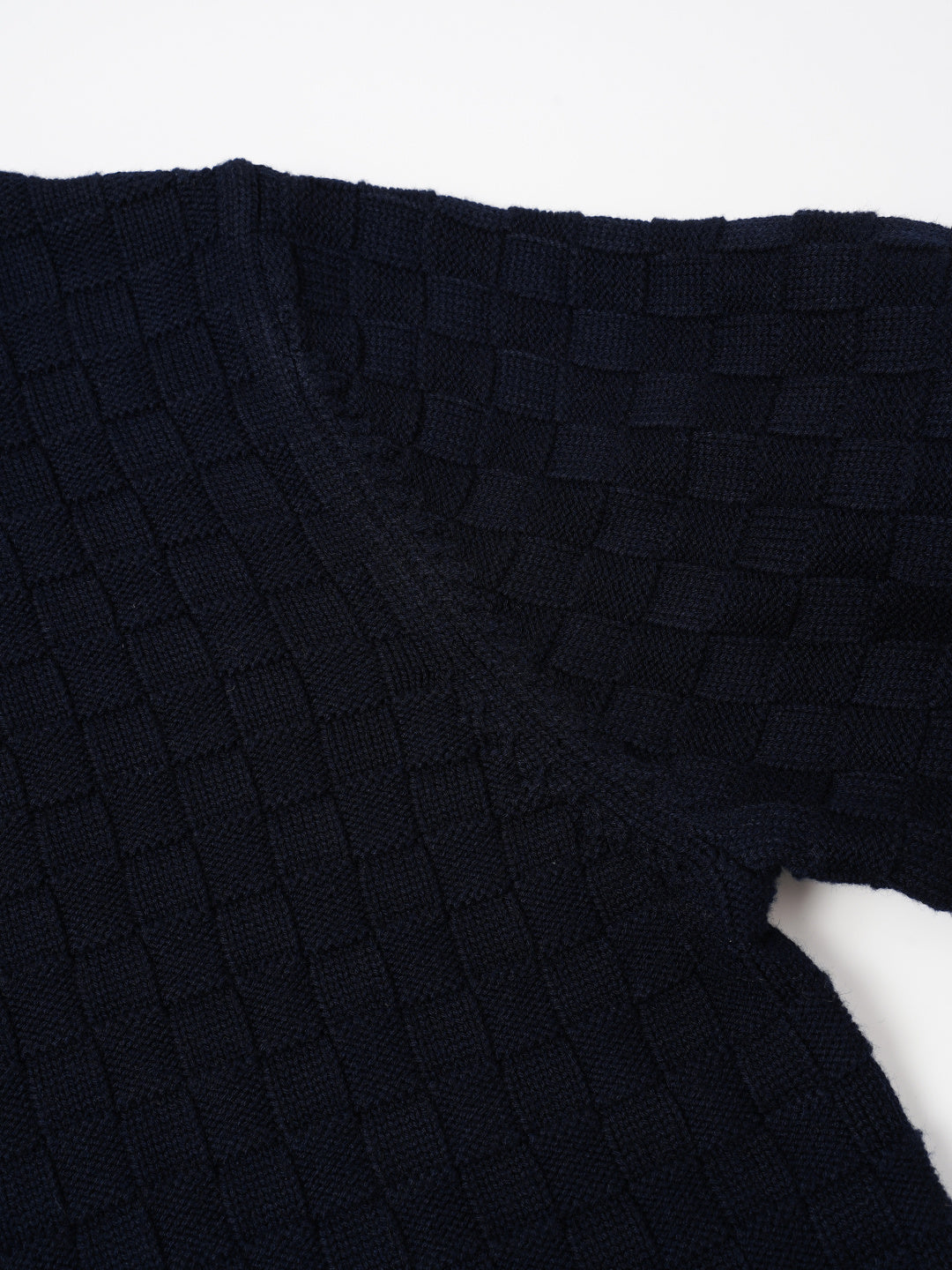 260910 New high-quality checkered half-zip high-neck sweater