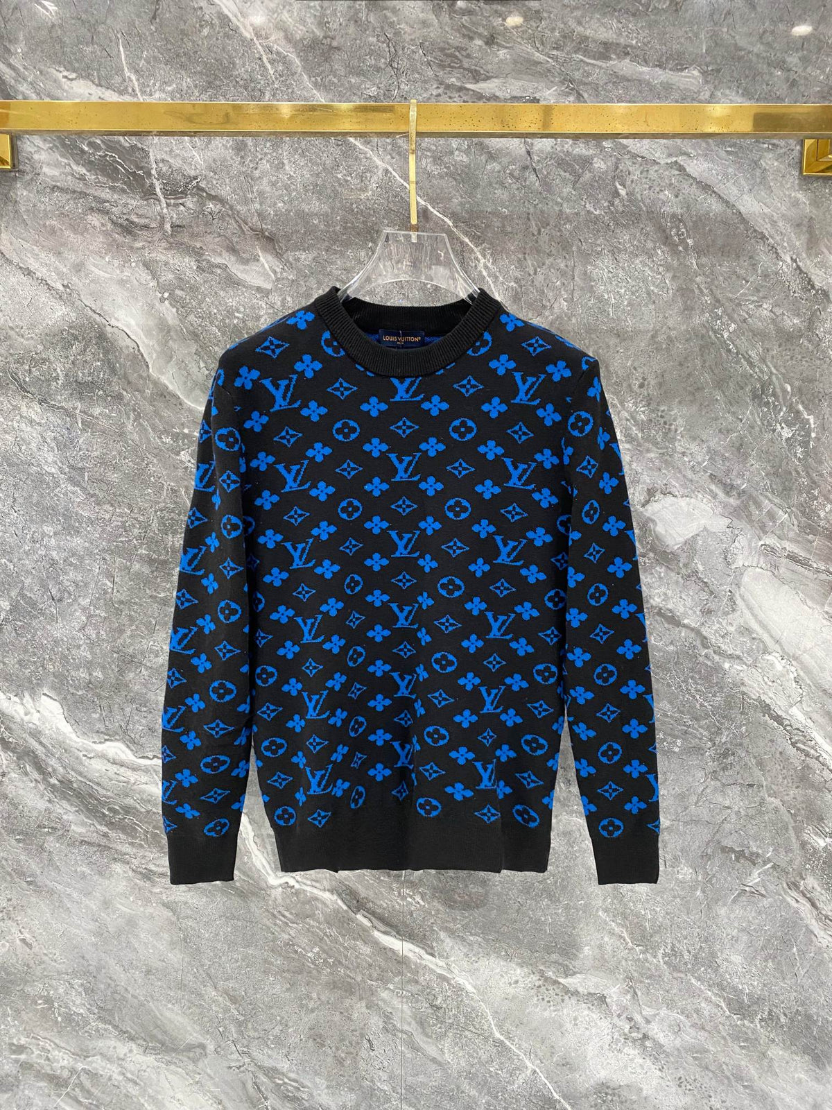 260910 New high-quality, soft and skin-friendly full-print sweater