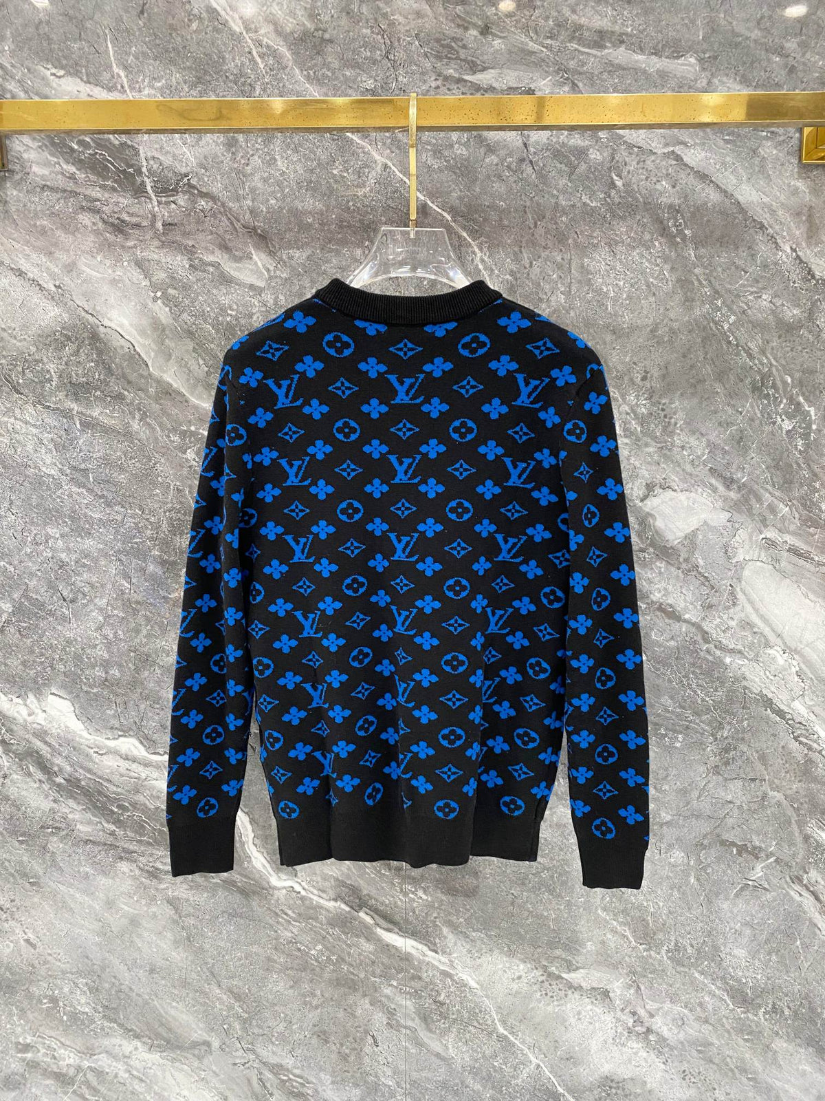 260910 New high-quality, soft and skin-friendly full-print sweater
