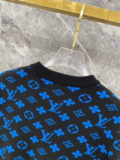 260910 New high-quality, soft and skin-friendly full-print sweater